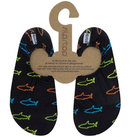SLIPSTOP NEON SHARKS JUNIOR 120348 - Noir - 120348$02BG