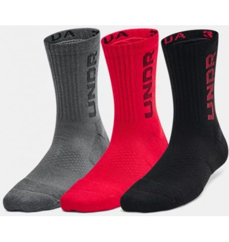 Under Armour UA YOUTH 3-MAKER MID-CREW 3PK - Rouge - 1386249$600