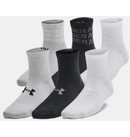 Under Armour UA YOUTH ESSENTIAL QUARTER 6PK - Noir - 1387060$001