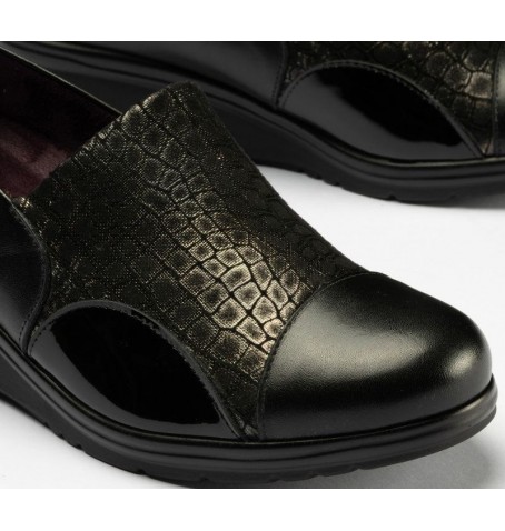 Pitillos 1622 - Black varnish - 1622$01PT