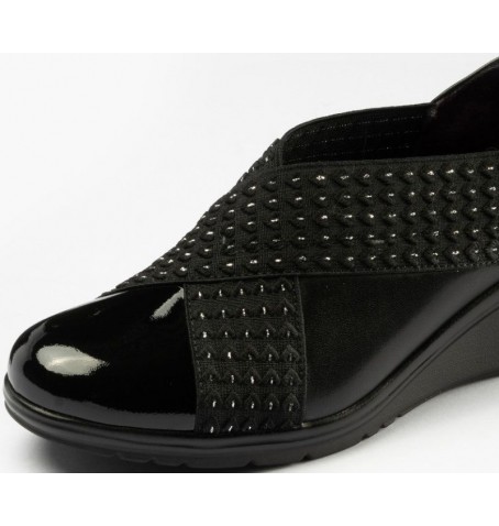 Pitillos 1623 - Black varnish - 1623$01PT