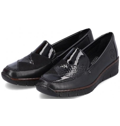 Rieker 53785-00 - Black varnish - 53785$00.01R