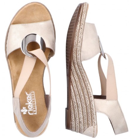 Rieker 624H6-60 - Métallique Doré - 624H6$60.17R