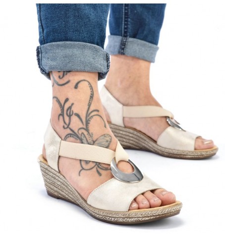 Rieker 624H6-60 - Métallique Doré - 624H6$60.17R