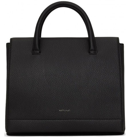 Matt & Nat ADEL VEGAN SATCHEL BAG - Noir - ADEL$BLK