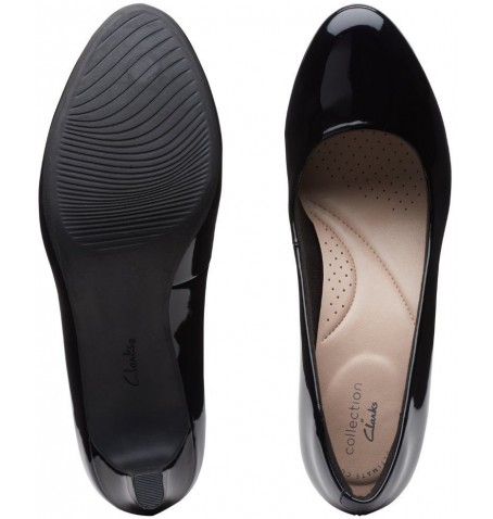 Clarks AMBYR JOY 26157762 - Black varnish - AMBYRJOY$01C
