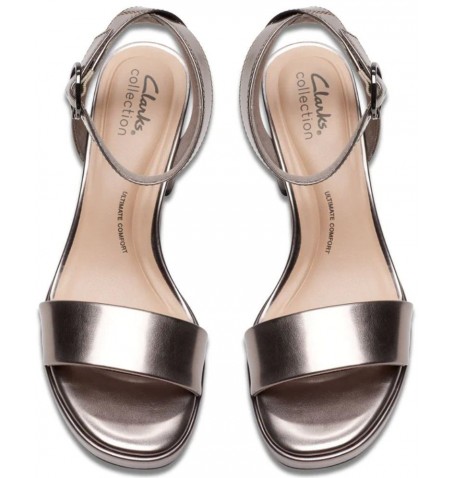 Clarks AMBYRLYN BAY 26177008 - Silver Grey - AMBYRLYNBAY$18C