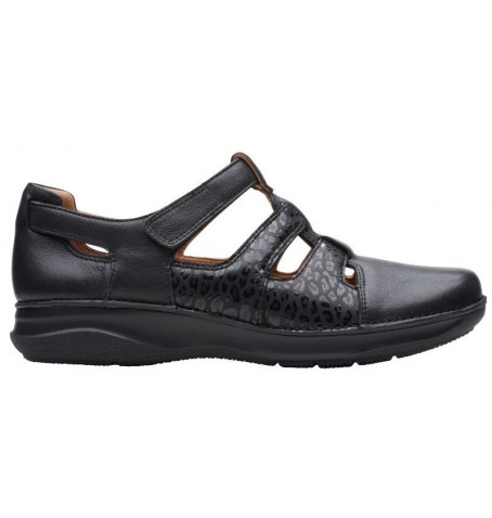 Clarks APPLEY STRAP 26159164 - Black - APPLEYSTRAP$02U