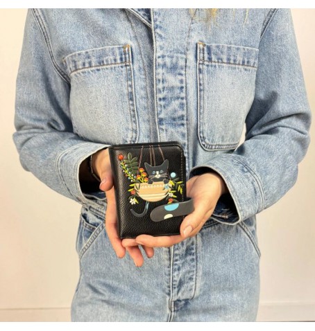 Espe BASKET SMALL WALLET - Black - BASKET S$BK Espe BASKET SMALL WALLET - Black - BASKET S$BK