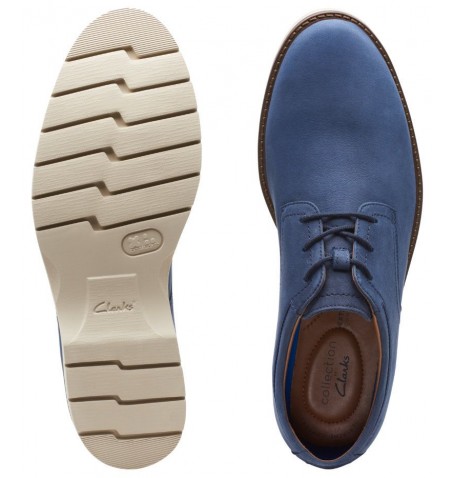 Clarks BAYHILL PLAIN 26158008 - Bleu - BAYHILLPLAIN$04