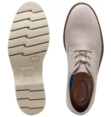 Clarks BAYHILL PLAIN 26158006 - Silver Grey - BAYHILLPLAIN$18