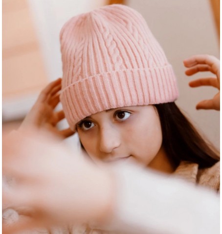 Headster Kids CABLE CAR BEANIE SMART - Pink - BGBNW2218$687