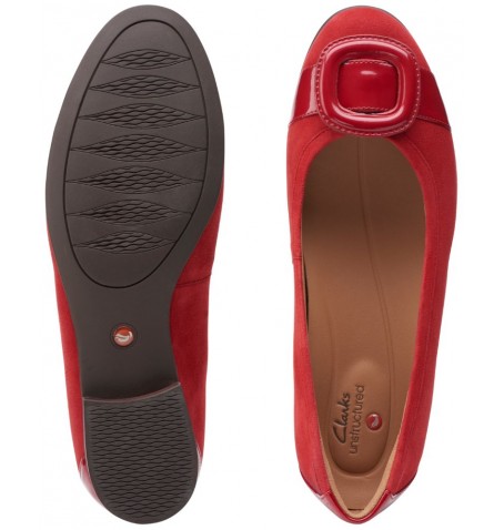 Clarks UN BLUSH COVE 26154451 - Rouge - BLUSHCOVE$09UN