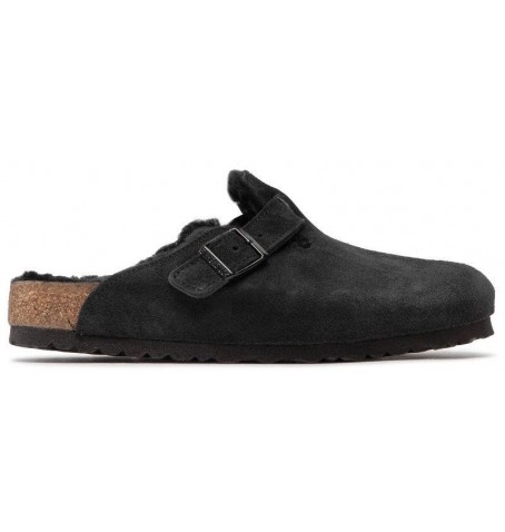 Birkenstock BOSTON VL SHEARLING 0259881 - Black - BOSTONVL$H.02B