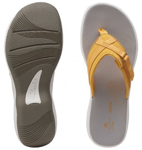 Clarks BREEZE SEA 26158705 - Yellow orange - BREEZESEA$19C
