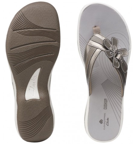 Clarks BRINKLEY FLORA 26159855 - Metallic Gold - BRINKLEYFLOR$17