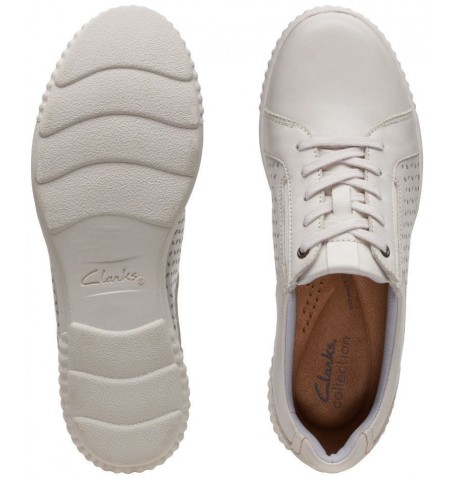 Clarks CAROLINE ELLA 26170475 - White - CAROLINEELLA$14