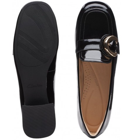 Clarks DAISS30 TRIM 26174716 - Vernis noir - DAISS30TRIM$01C