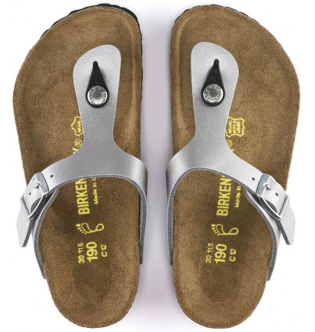 Birkenstock GIZEH KIDS 0846153 - Argent gris - GIZEH$E.18BIR