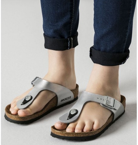 Birkenstock GIZEH KIDS 0846153 - Argent gris - GIZEH$E.18BIR