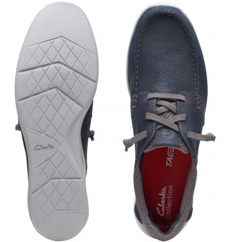 Clarks GORWIN MOC 26164694 - Blue - GORWINMOC$04C