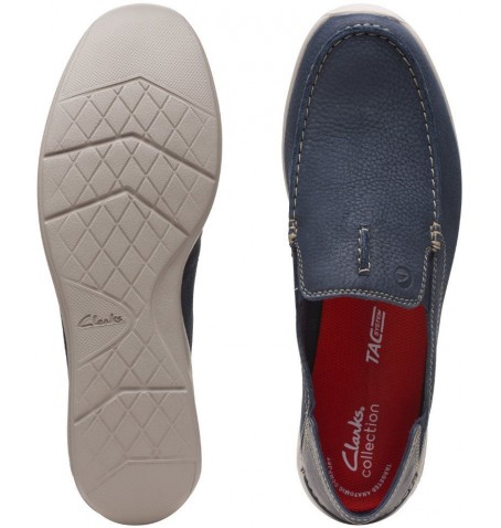 Clarks GORWIN STEP 26164687 - Bleu - GORWINSTEP$04C