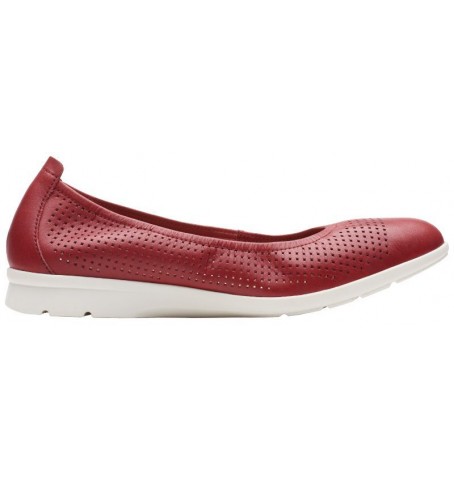 Clarks JENETTE EASE 26166716 - Red - JENETTEEASE$09C