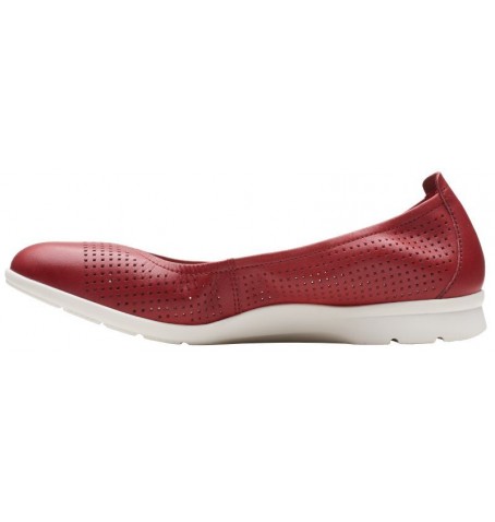 Clarks JENETTE EASE 26166716 - Red - JENETTEEASE$09C