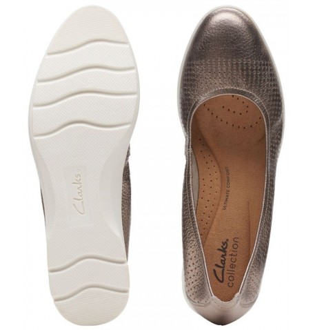 Clarks JENETTE EASE 26165150 - Metallic Gold - JENETTEEASE$17C
