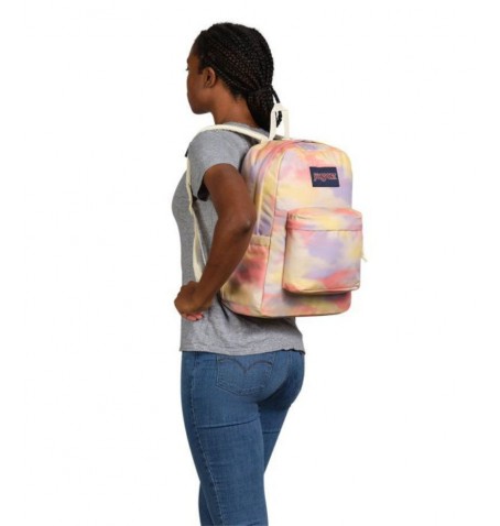 Jansport SUPERBREAK® PLUS LAPTOP BACKPACK - Jaune - Orange - JS0A4QUE$AG8
