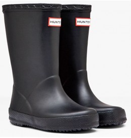 Hunter KIDS FIRST CLASSIC GLOSS KFT5094 - Black varnish - KFT5094RGL$B01