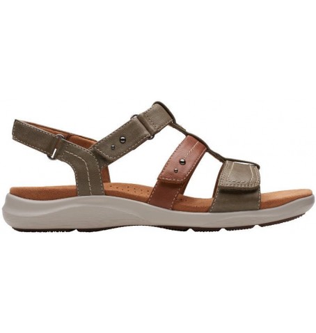 Clarks KITLY STEP 26170992 - Green khaki - KITLYSTEP$11C