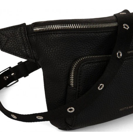 Matt & Nat KORA VEGAN BELT BAG - Black - KORA$BLK