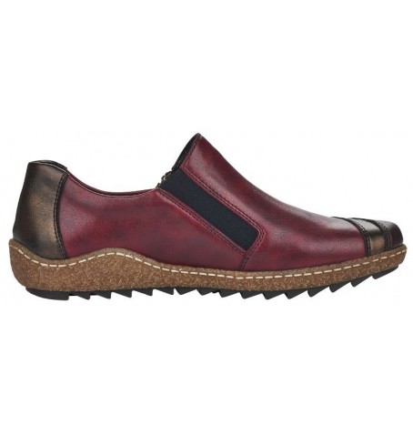 Rieker L7571-25 - Burgundy - L7571$25.06R