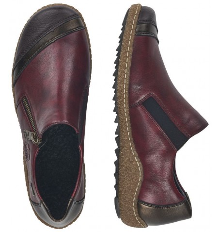 Rieker L7571-25 - Burgundy - L7571$25.06R