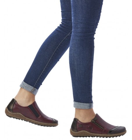 Rieker L7571-25 - Burgundy - L7571$25.06R