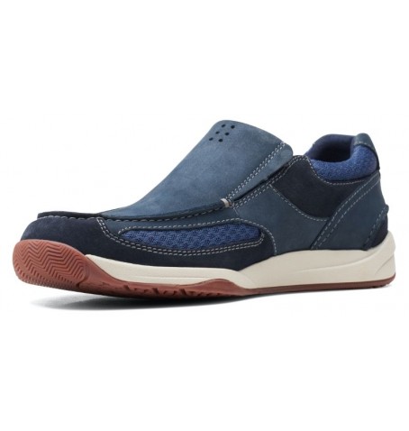 Clarks LANGTON EASY 26157991 - Blue - LANGTONEASY$04C