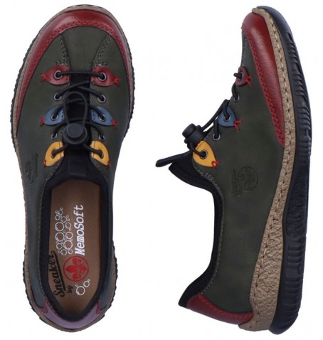 Rieker N3271-54 - Green khaki - N3271$54.11R