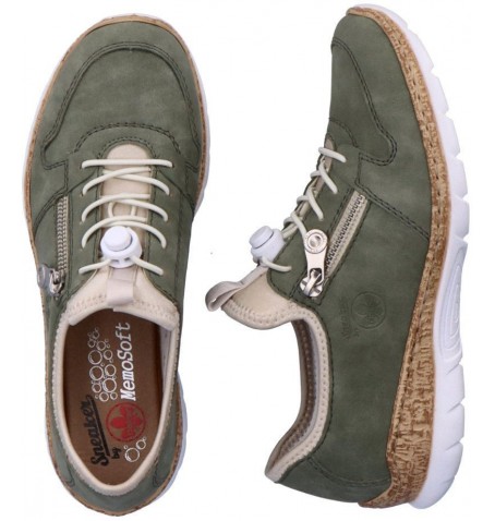 Rieker N42G0-52 - Green khaki - N42G0$52.11R