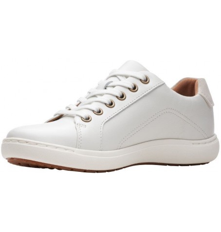 Clarks NALLE LACE 26165001 - White - NALLELACE$14C
