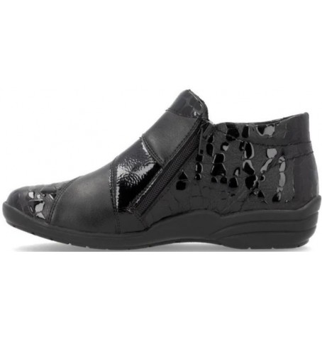 Rieker - Remonte R7674-04 - Black varnish - R7674$04.01R