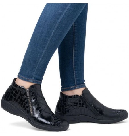 Rieker - Remonte R7674-04 - Black varnish - R7674$04.01R