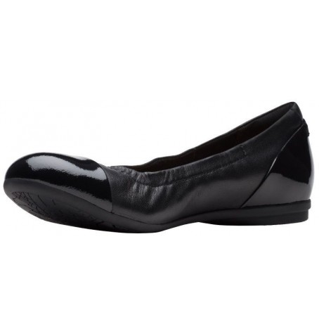 Clarks RENA JAZZ 26170592 - Black varnish - RENAJAZZ$01CL
