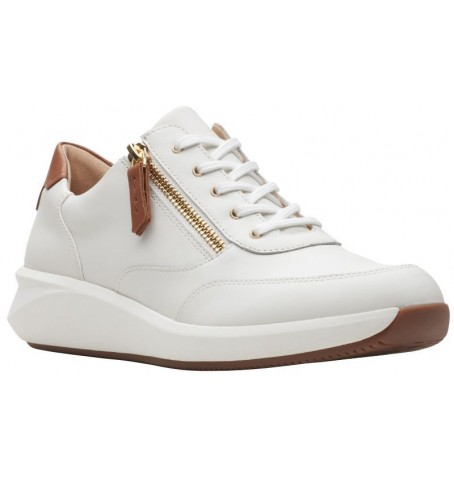 Clarks UN RIO ZIP 26167372 - White - RIOZIP$14C