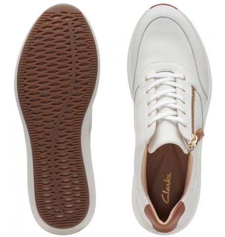 Clarks UN RIO ZIP 26167372 - White - RIOZIP$14C
