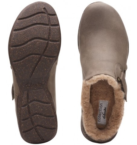 Clarks ROSEVILLE CLOG 26162238 - Silver Grey - ROSEVILLECL$18C