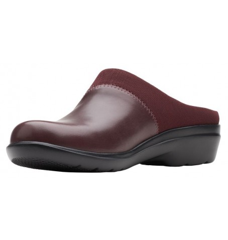 Clarks SASHLYN CLOG 26163199 - Burgundy - SASHLYNCLOG$06C