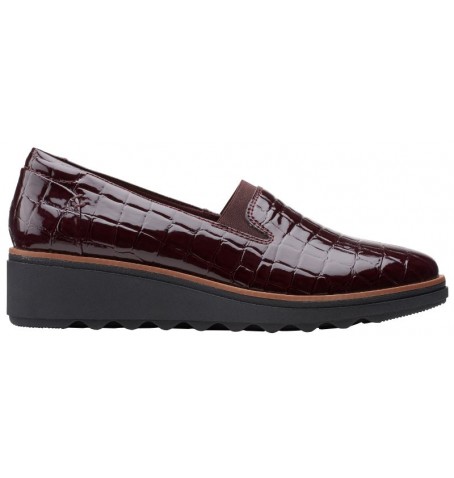 Clarks SHARON DOLLY 26152594 - Burgundy - SHARONDOLL$06C