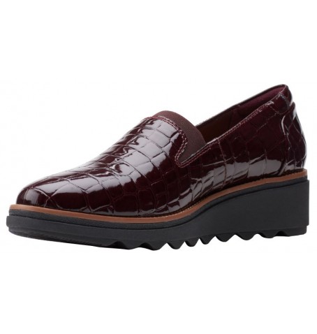 Clarks SHARON DOLLY 26152594 - Burgundy - SHARONDOLL$06C