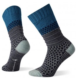 Smartwool EVERYDAY POPCORN CABLE CREW - Blue - SW0SW793$E21